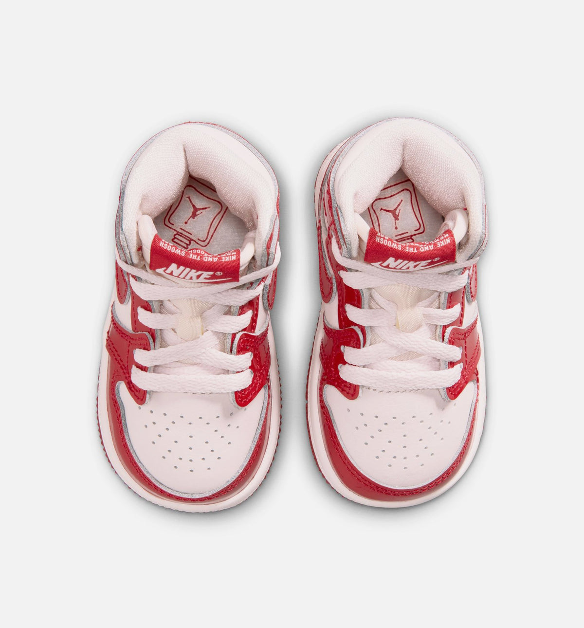 Air Jordan 1 Retro High OG Nails and Grails Infant/Toddler Lifestyle Shoe - University Red/Metallic Silver
