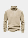Beige Crewneck Knit Sweater