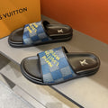 Louis Vuitton Patterned Strap Slides