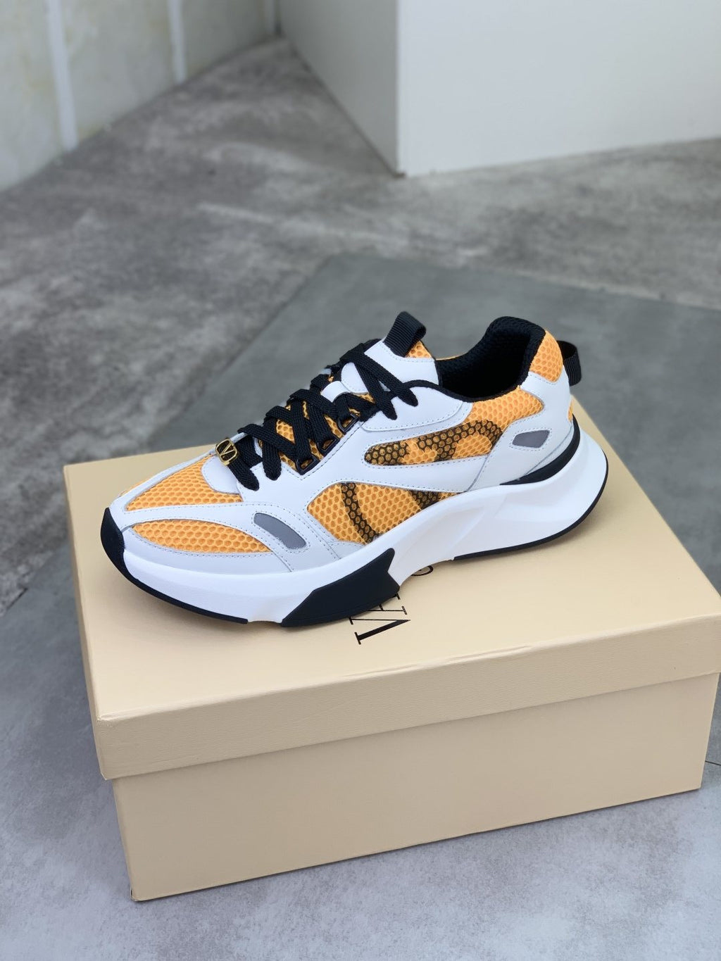 Valentino Mesh Panel Sneakers