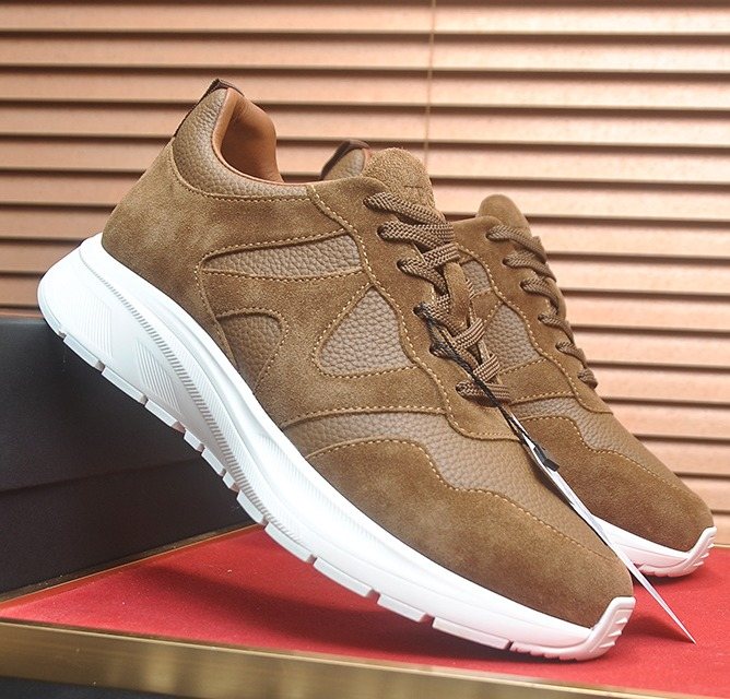 Zegna Men's Low-Top Panel Sneakers